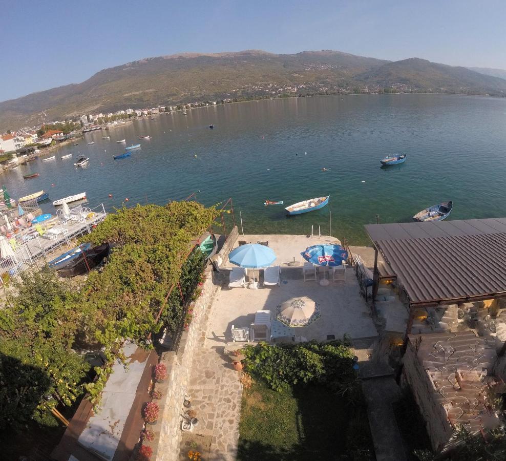 Beachfront Apartments Grunche Ohrid Kültér fotó
